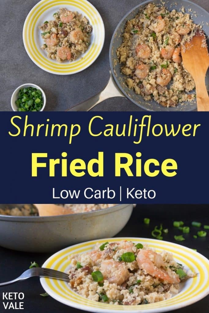 keto shrimp fried rice