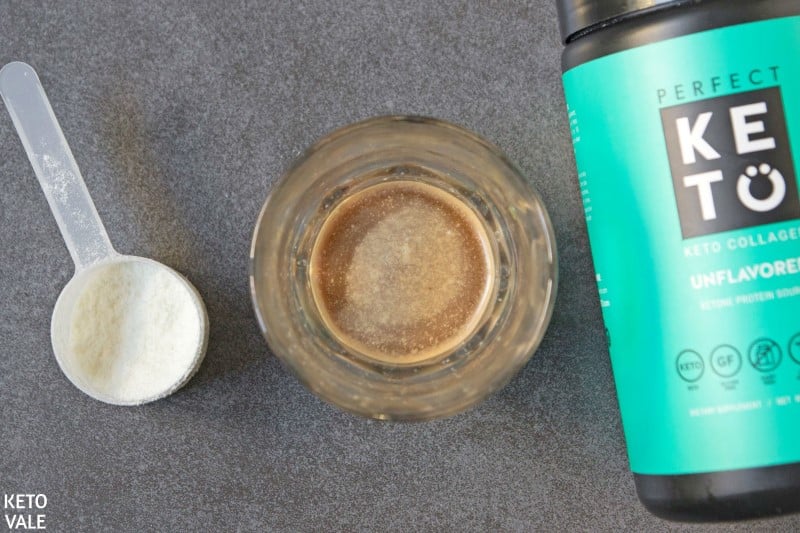 mix collagen with brew coffee