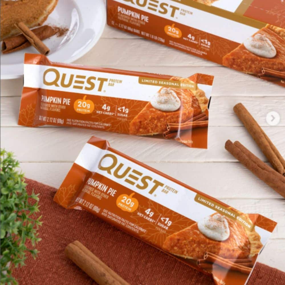 quest pumpkin pie bar