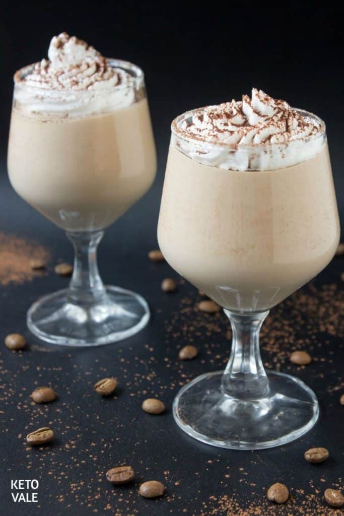 sugar free collagen coffee mousse