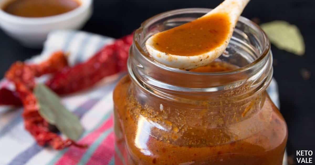 Keto Enchilada Sauce Homemade Low Carb Recipe KetoVale