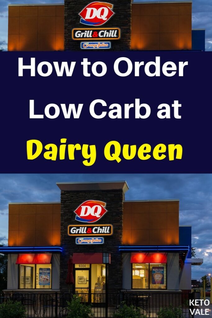 low carb dairy queen