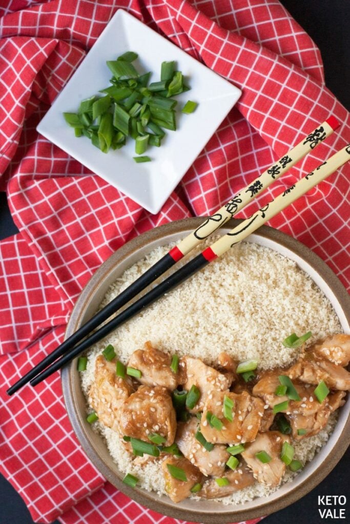 low carb general tso's chicken