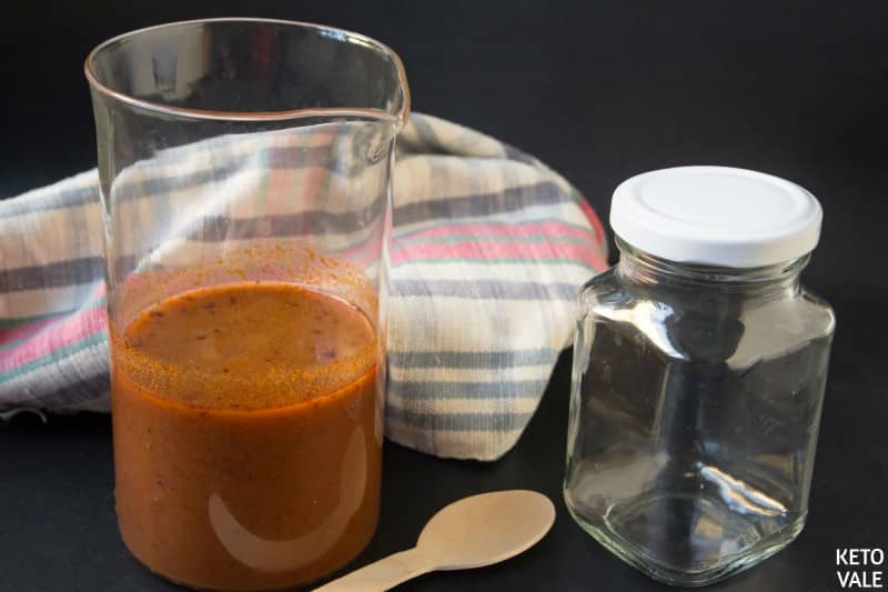 store enchilada sauce in a jar