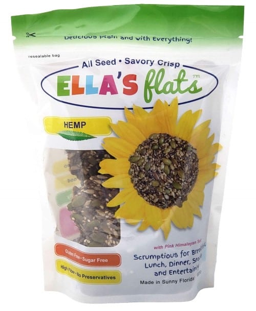 ella’s flats all seed savory crisps