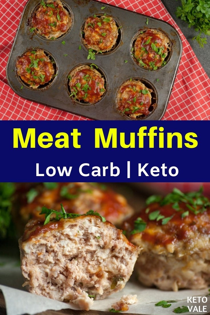 Keto Meatloaf Muffins (Cupcakes) Low Carb Recipe | KetoVale