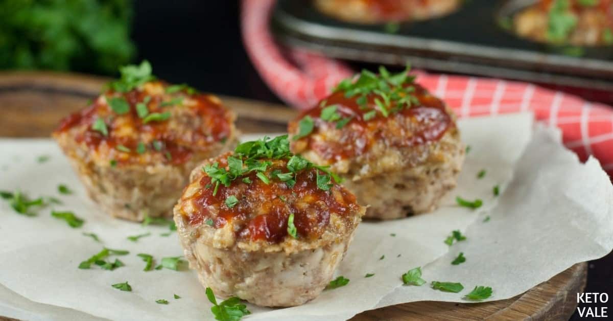 Keto Meatloaf Muffins (Cupcakes) Low Carb Recipe | KetoVale