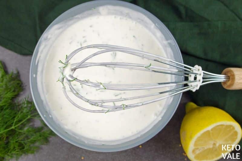 whisk lemon juice