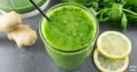 cilantro green collagen smoothie