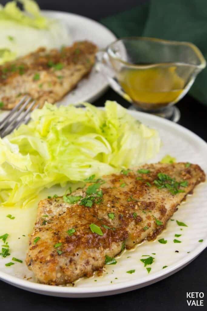 keto lemon butter white fish