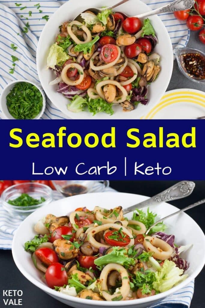 low carb thai seafood salad