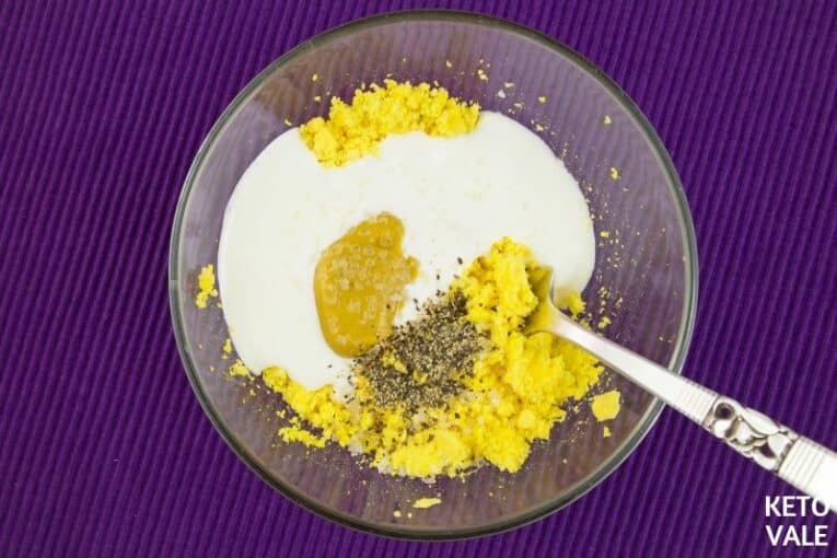 Keto Olives Blue Cheese Deviled Eggs Low Carb Recipe KetoVale