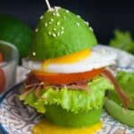 avocado bun burger