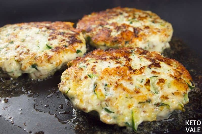 fry chicken zucchini patties