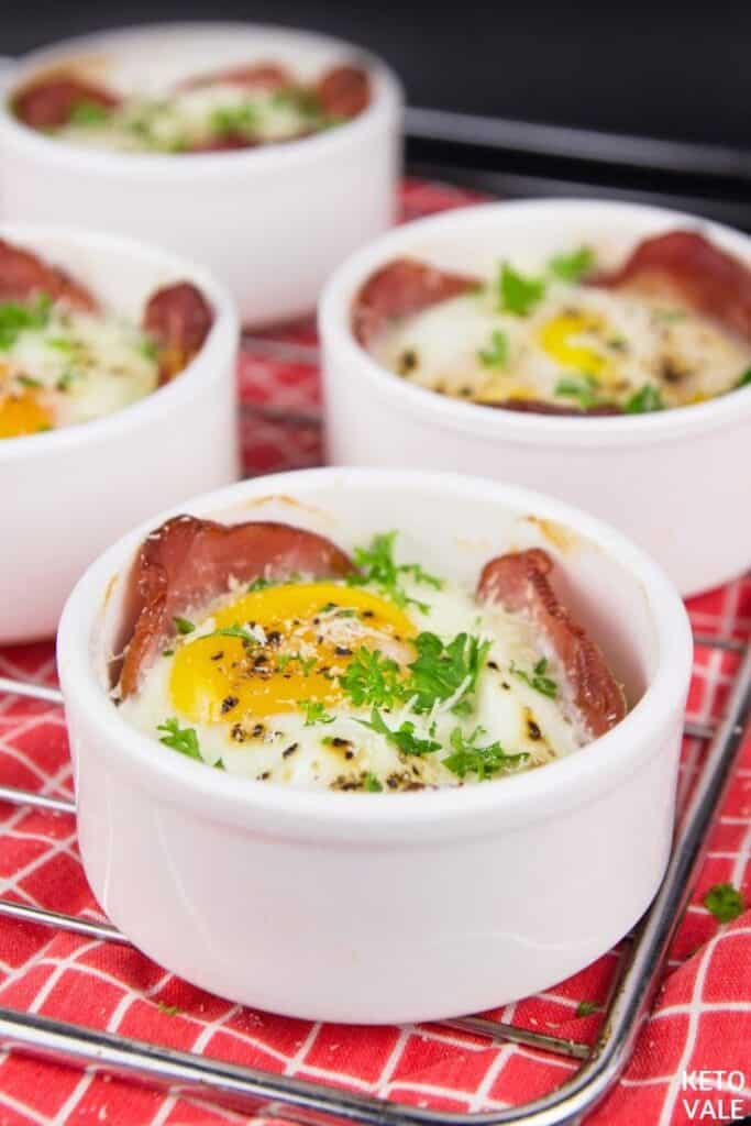 keto ham egg cups