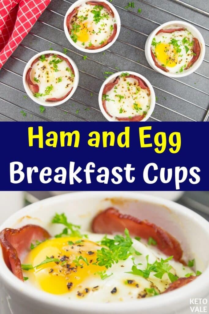 low carb ham egg cups