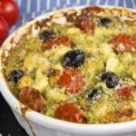 mediterranean pesto chicken casserole