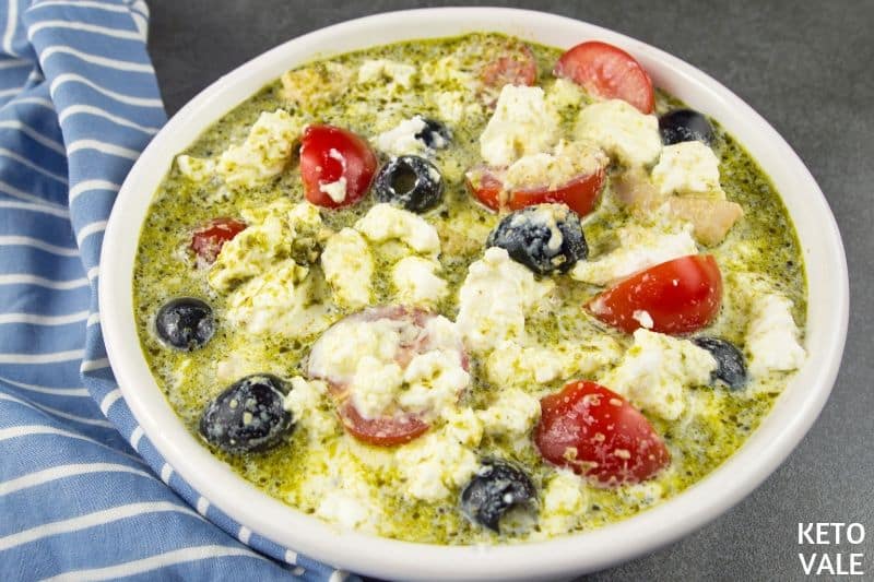 mix pesto feta chicken