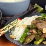 keto steak asparagus stir fry