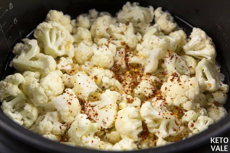 add cauliflower to slow cooker