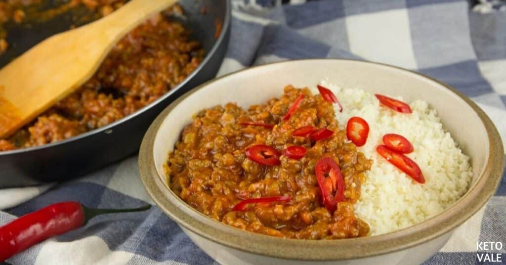 keto chilli con carne