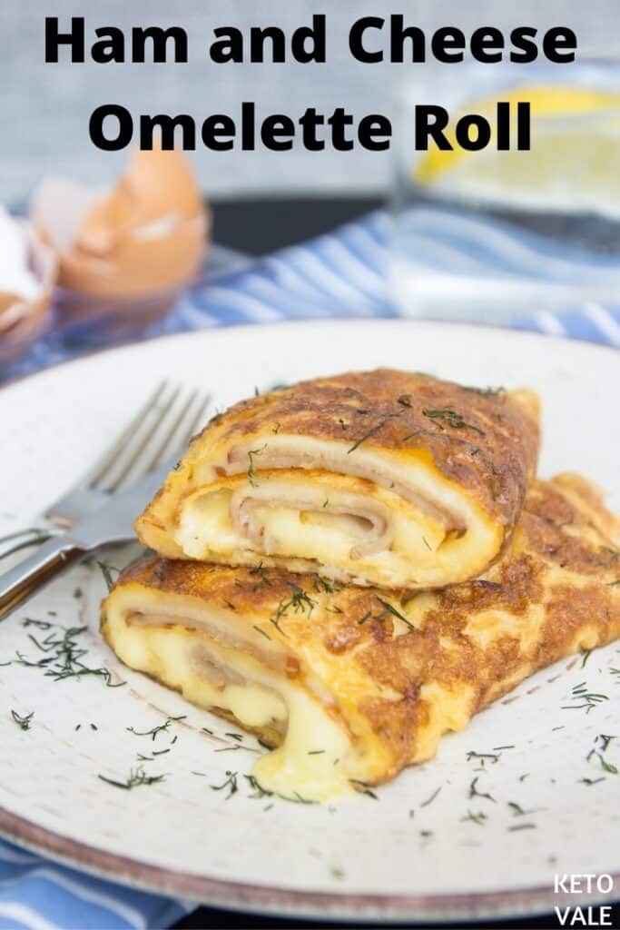 ham cheese omelet roll recipe