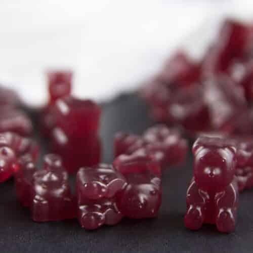 Homemade Keto Gummy Bears with Blackberry Recipe KetoVale
