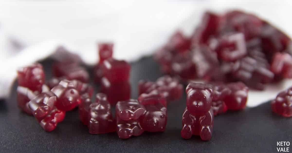 Homemade Keto Gummy Bears with Blackberry Recipe KetoVale