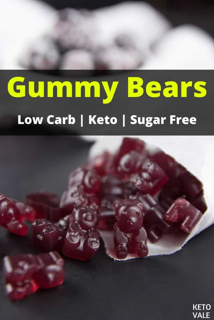 Homemade Keto Gummy Bears with Blackberry Recipe KetoVale
