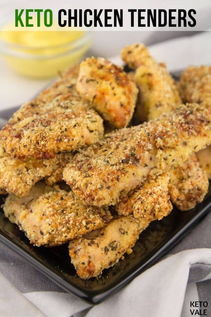 low carb parmesan garlic chicken tenders