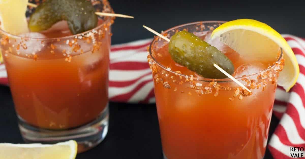 Easy Easy Keto Bloody Mary Low Carb Cocktail Recipe KetoVale
