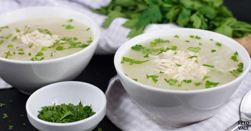 coconut chicken noodle soup