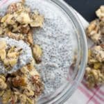 granola chia seeds yogurt