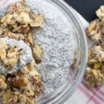 Keto Yogurt with Granola Chia Seeds