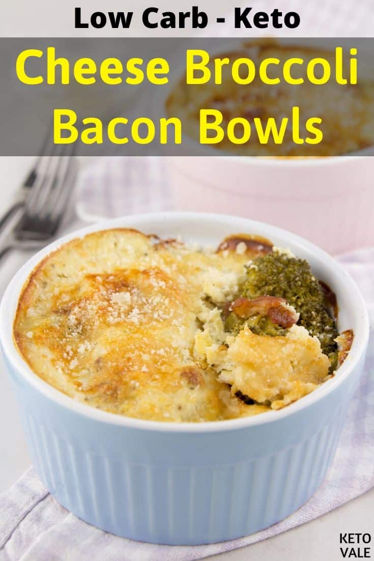 keto broccoli cheese bacon bowl