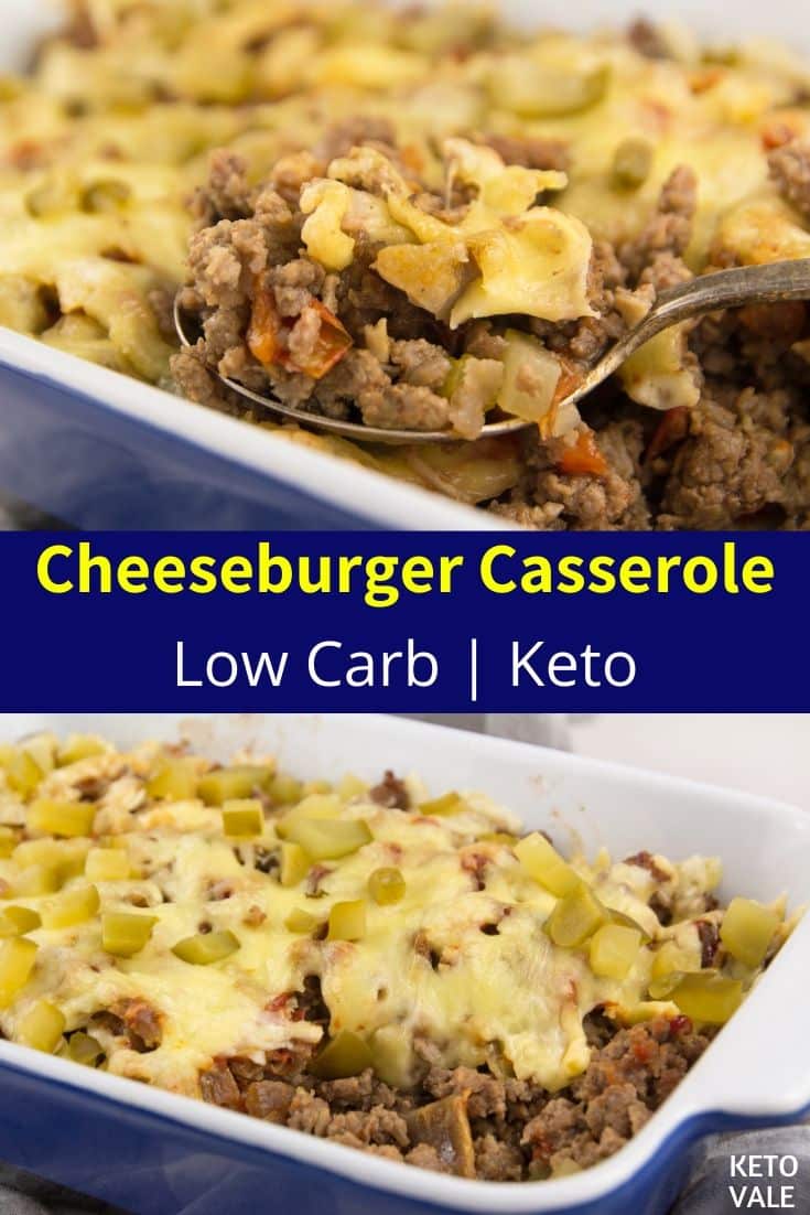 keto cheeseburger casserole