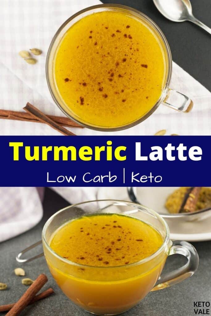 keto turmeric latte