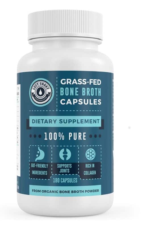 left coast performance bone broth capsules