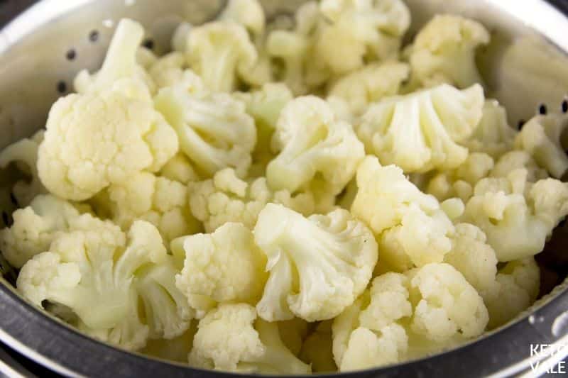 steam cauliflower florets