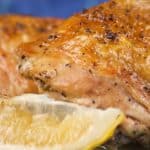 baked lemon garlic chicken thighs