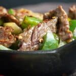 beef and green pepper stir fry