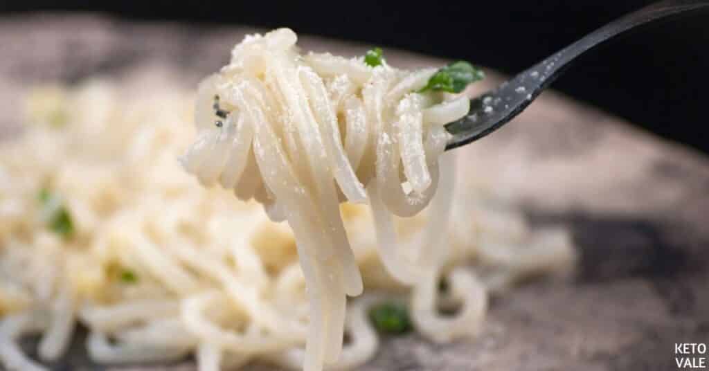 camembert shirataki noodles
