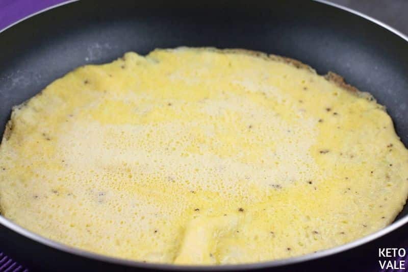 cook blended eggs
