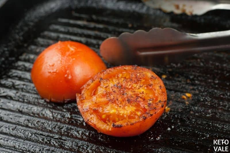 grill tomato halves