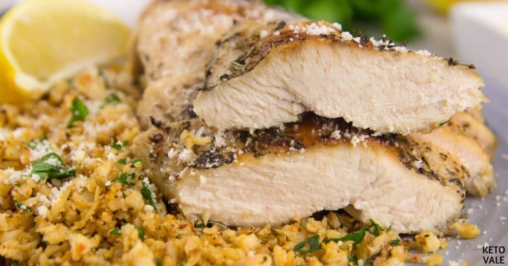 herb chicken cauliflower rice