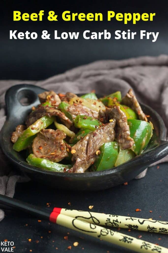 low carb beef green pepper stir fry