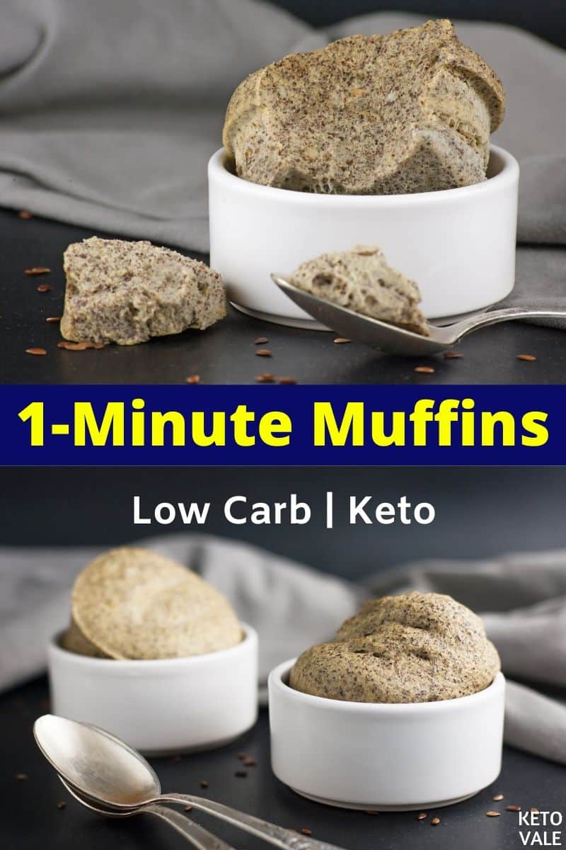 Easy 1Minute Microwave Keto Muffin in a Mug KetoVale