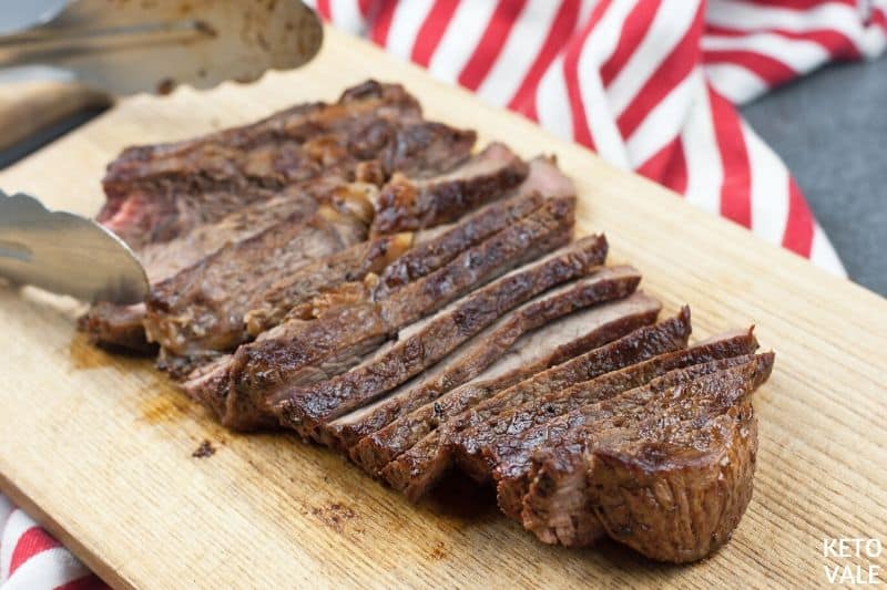 rest steak then slice it