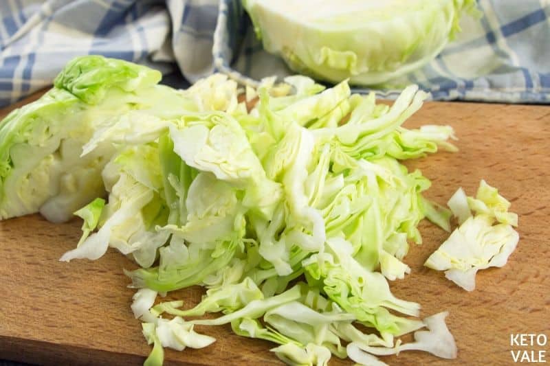 shred cabbage reuben bowl