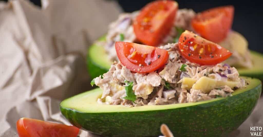 tuna avocado boats